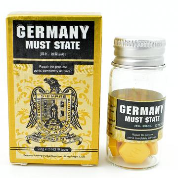 德國必邦正品 GERMANY MUST STATE 強身補腎增硬助勃持久壯陽藥10粒